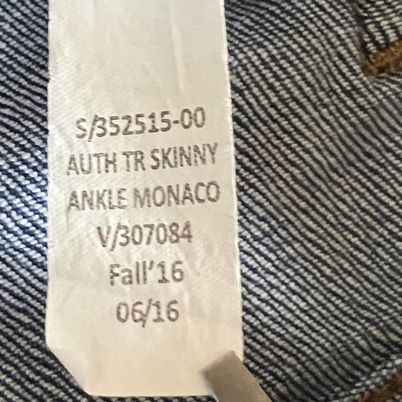 GAP MEDIUM WASH TRUE SKINNY MONACO ANKLE JEANS WOMEN'S SIZE 10‎ - Picture 11 of 11